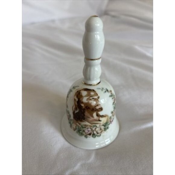 2 Spiritual Dinner Bells Last Supper Jesus Face - Picture 3 of 4